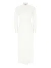 Max Mara Wrap Design Dress Buttoned Cuffs In 白色