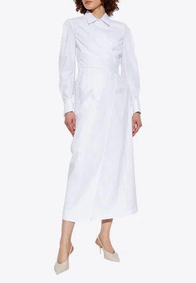 Max Mara Balzac Shirt Twill Midi Dress