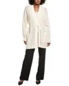 Max Mara Balzac Wool & Cashmere-blend Cardigan In White