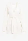 Max Mara Balzac Open Front Cardigan White In White