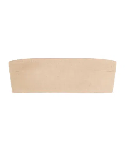 Max Mara Bandeau Bra In Stretch Viscose - Camel In Brown