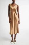 Max Mara Leisure Talete Dress Tobacco In Camel