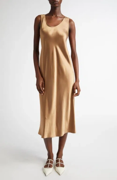 MAX MARA MAX MARA BANJO SILK SATIN MIDI DRESS