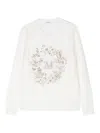 Max Mara Bari Knitwear With Long Sleeves And Embellishments