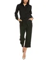 Max Mara Bari Wool-blend Jumpsuit In Black