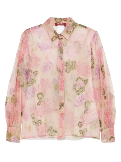 Max Mara Barnaba Shirt In Pink