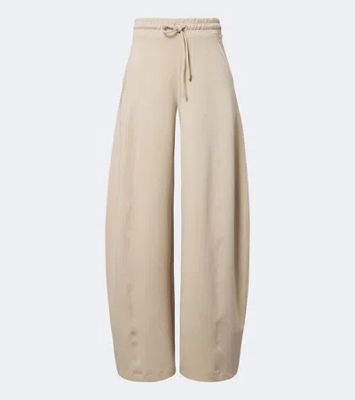 Max Mara Barrel-leg Sweatpants In Neutral