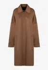 Max Mara Oversize Coat In Cashmere Coats Brown In Brown