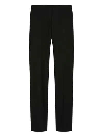 Max Mara Baschi Slit Trousers In Black