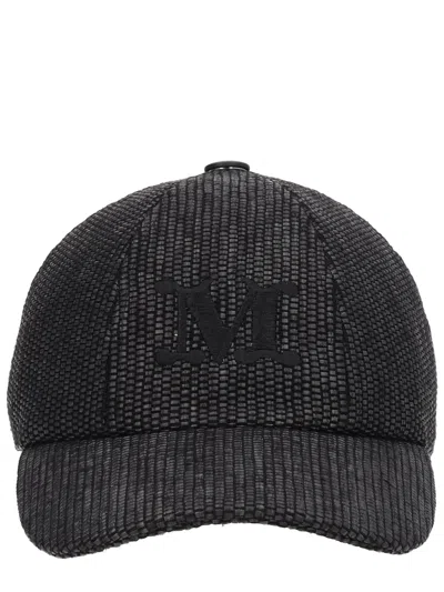 Max Mara Baseball Cap In Black