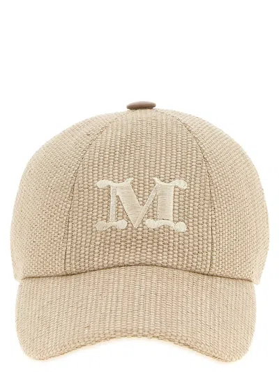Max Mara Baseball Cap In Cream
