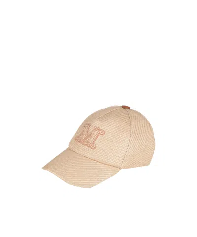 Max Mara Baseball Cap In Neutral