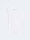 Max Mara Basic Cotton Jersey T-shirt In White