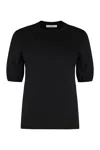 Max Mara Basic Wool Shirt In Black
