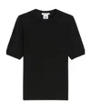 Max Mara Short-sleeved Crew Neck Wool Sweater