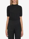 Max Mara Gerico Virgin Wool T-shirt In Black