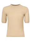 Max Mara Basic Wool Sweater In Neutral