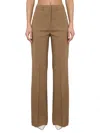 Max Mara Rauche Wide-leg Trousers In Brown
