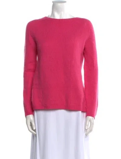 Pre-owned Max Mara Bateau Neckline Sweater In Purple