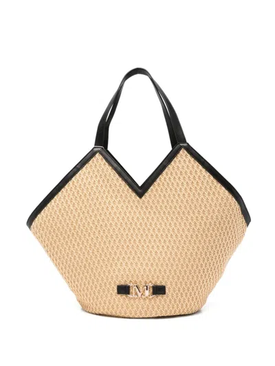 Max Mara Bchbruno Tote Bag In Neutral