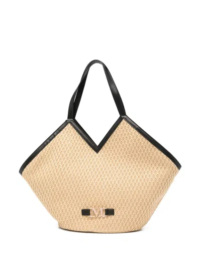 Max Mara Bchbruno Tote Bag In Neutral