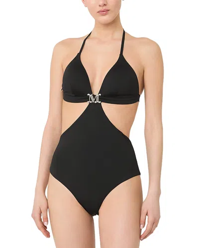Max Mara Bchcambra One Piece Swimsuit In Black