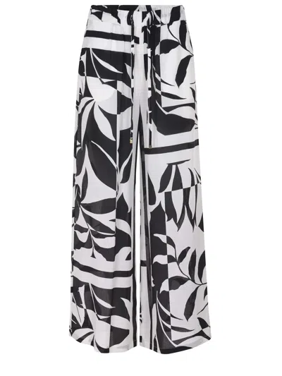 Max Mara Bchvoto Floral-print Palazzo Pants In Multi