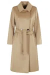 Max Mara Studio Coat In Brown