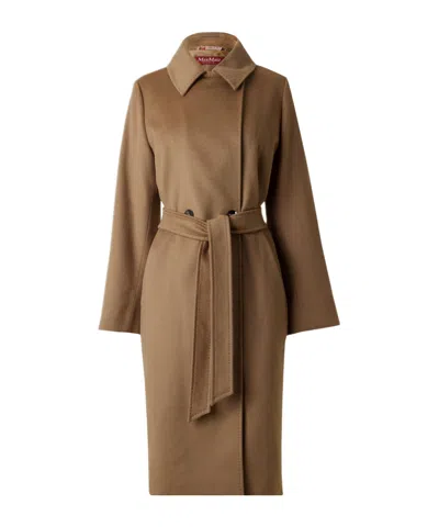 Max Mara Bcollag Coat In Brown