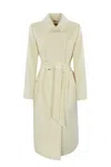 Max Mara Cles Belted Long-sleeved Coat