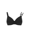Max Mara Beachwear Adina C Cup Bra Black Bikini Top In Black