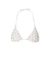 Max Mara Beachwear Alyssa White Bikini Top In White