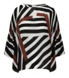 Max Mara Beachwear Camino Kakao Blouse In Brown