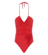 Shop Max Mara Beachwear Cassandra Coral Swimsuit
