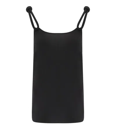 Max Mara Beachwear Faida Black Top