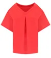 Max Mara Beachwear Lauto Coral T-shirt In Red