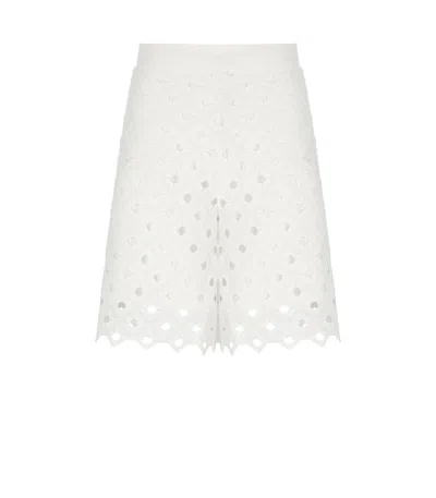 Max Mara Beachwear Uguale White Shorts