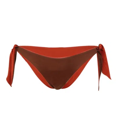 Max Mara Beachwear Underwear Chocolate In Red