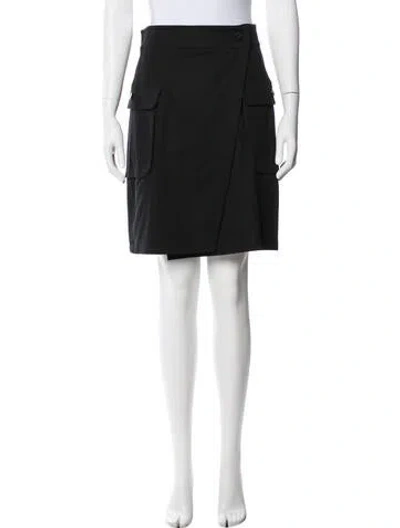 Pre-owned Max Mara Beaded Accents Mini Skirt W/ Tags In Black