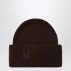 Max Mara Beanie In Brown In White