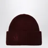 Max Mara Beanie In Raspberry In Brown