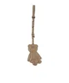 Max Mara Bear Shaped Keyring In Brown