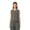 Max Mara Beato Jacket White In Gray