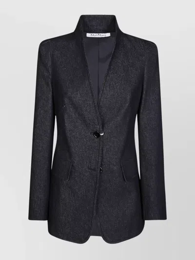 MAX MARA BEATRICE LONG SLEEVE SINGLE-BREASTED JACKET