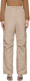 Max Mara Beige Agamaia Trousers In 031 Beige