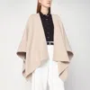 Max Mara Beige Alpaca And Wool Cape