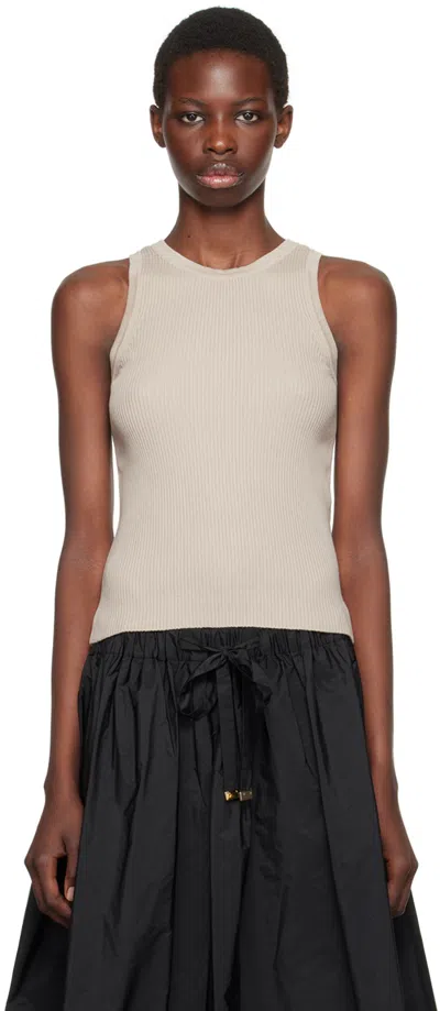 MAX MARA BEIGE AMBURGO TANK TOP