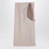 Max Mara Beige And Midi Skirt