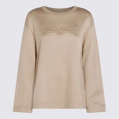 Max Mara Beige Berma Sweatshirt In Neutral