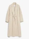Max Mara Bertone Oversized Cashmere Coat In Beige